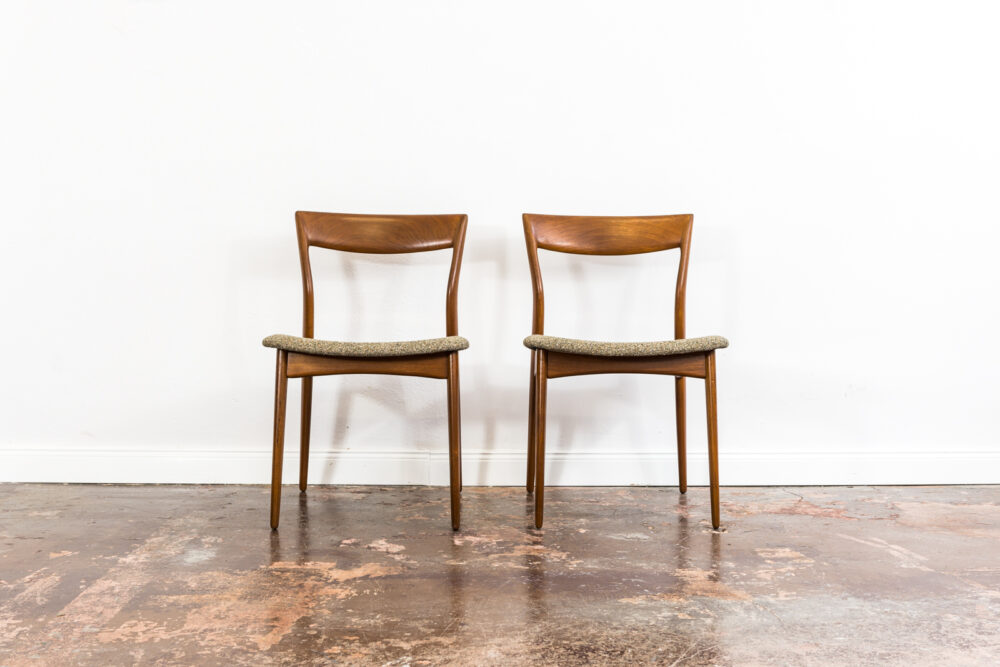 Set of 6 dining chairs by R. Borregaard, Viborg Stolefabrik, Denmark, 1960's