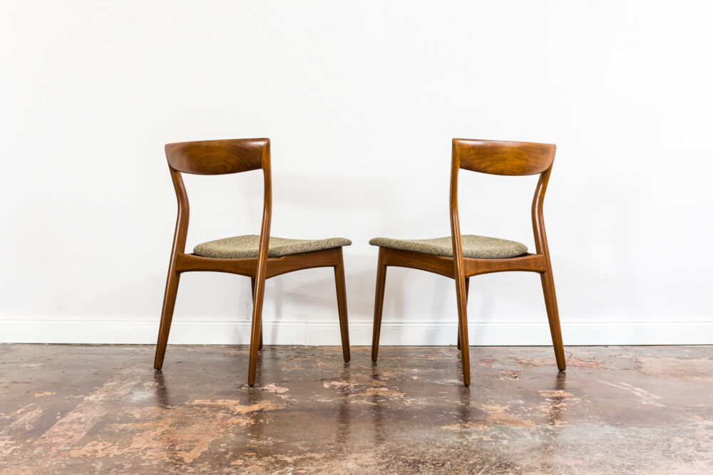 Set of 6 dining chairs by R. Borregaard, Viborg Stolefabrik, Denmark, 1960's