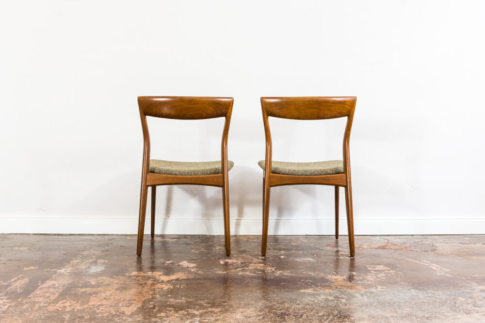 Set of 6 dining chairs by R. Borregaard, Viborg Stolefabrik, Denmark, 1960's