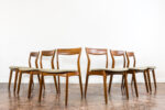 Set of 6 dining chairs by R. Borregaard, Viborg Stolefabrik, Denmark, 1960's