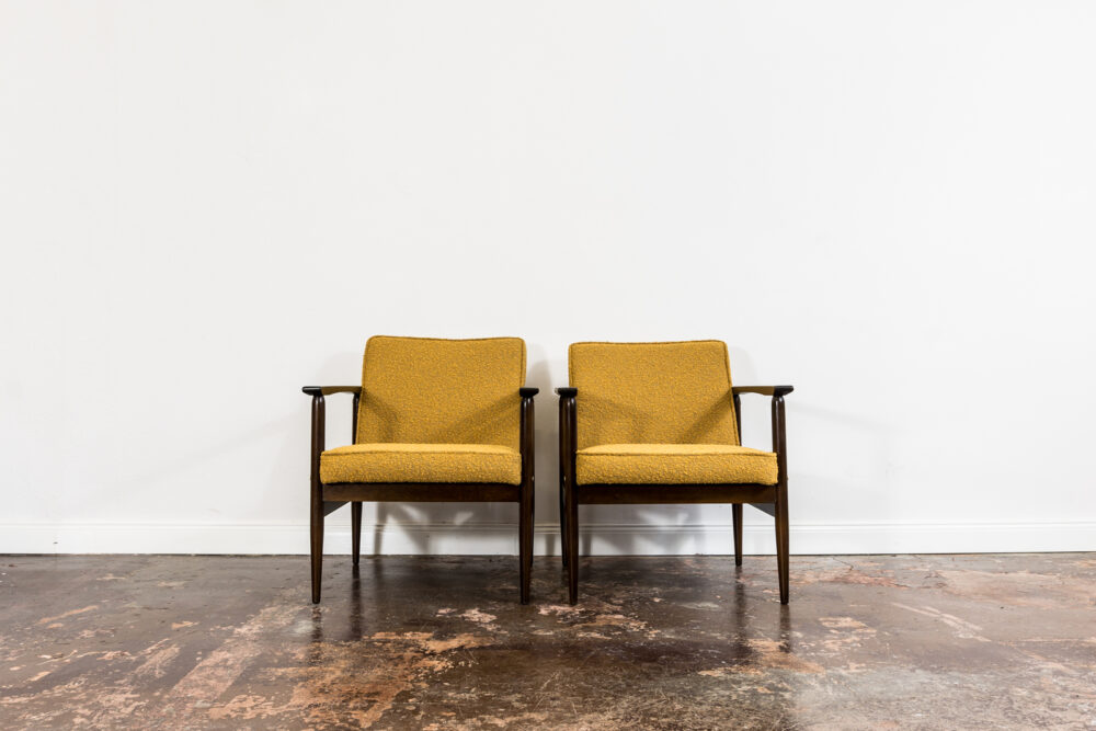 Pair of armchairs, BW-20 by Głuchołaskie Fabryki Mebli, Poland, 1970's