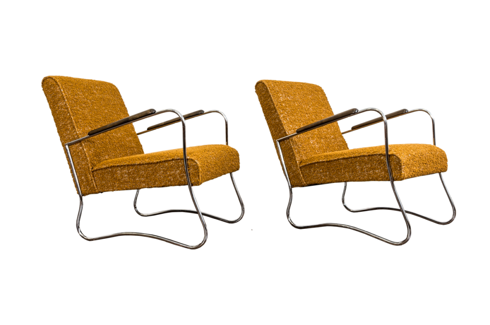 Pair of armchairs by Fabryka Mebli Wschód, Poland, 1950's