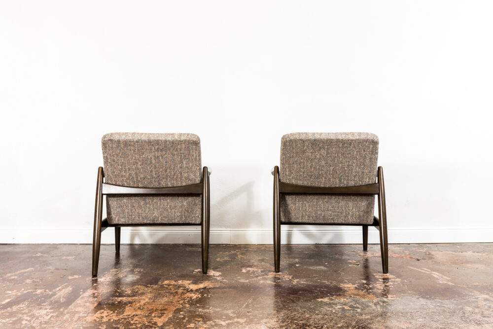 Pair Of GFM-64 Armchairs By Edmund Homa, GFM, Poland, 1960’S