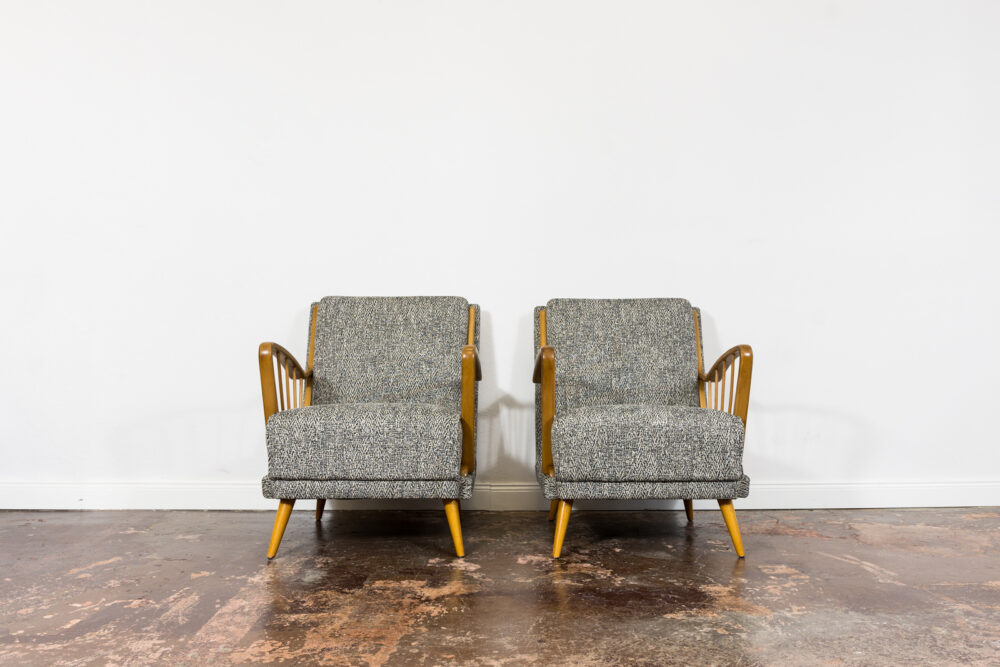 Pair of armchairs, Germany, 1950's