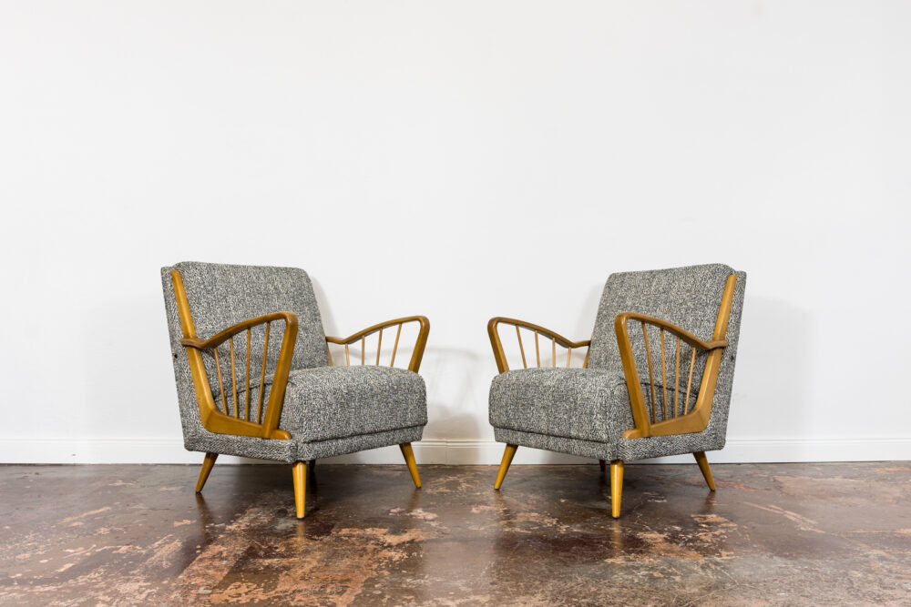 Pair of armchairs, Germany, 1950's