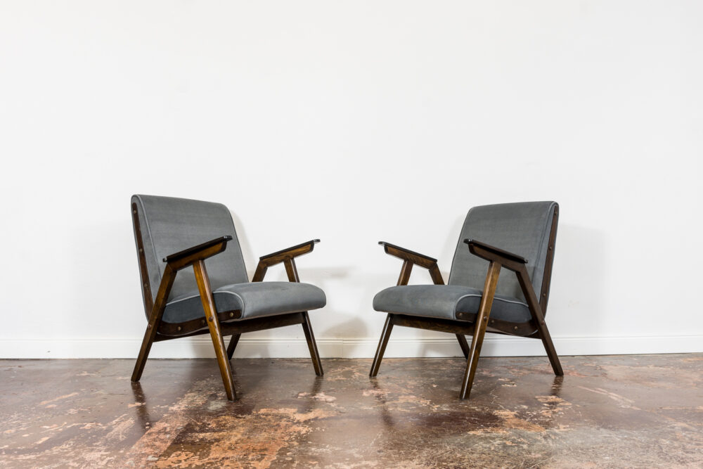 Pair of armchairs, Czechoslovakia, 1960’s