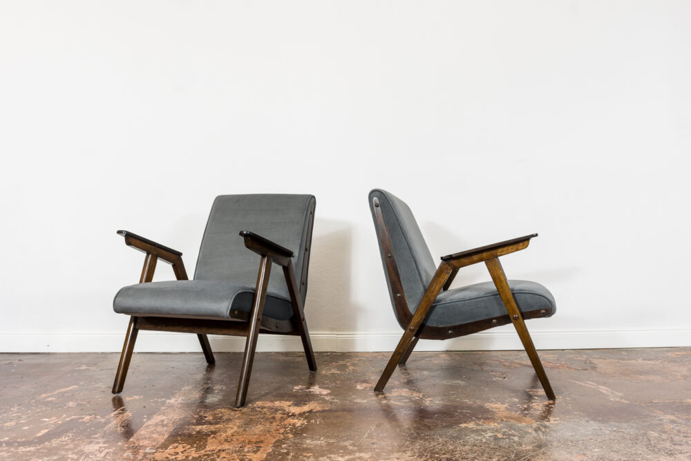 Pair of armchairs, Czechoslovakia, 1960’s