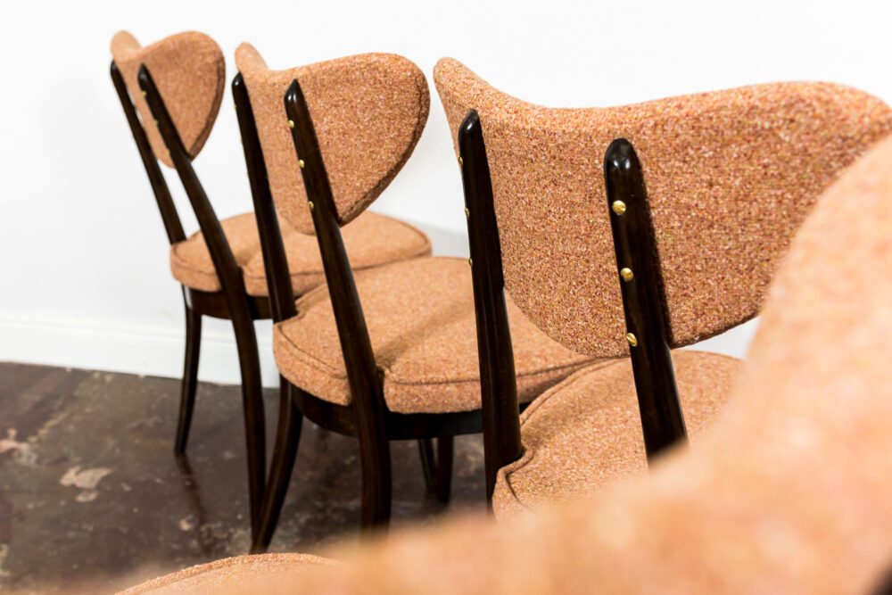 Set Of 5 Chairs No 124 By H & J Kurmanowicz, Poland, 1950's