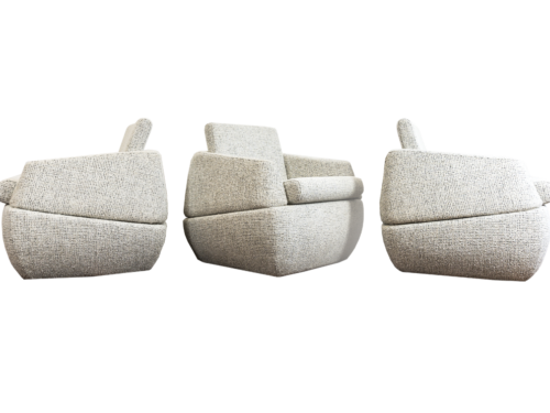 Set of 3 Armchairs Mea by Lubuskie Fabryki Mebli, Poland, 1970’s