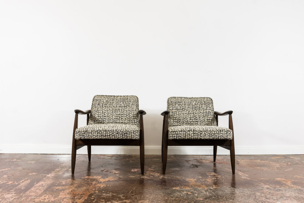 Pair of GFM-87 Armchairs by Juliusz Kędziorek, GFM, Poland, 1960’s