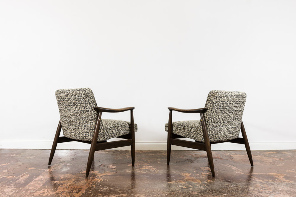 Pair of GFM-87 Armchairs by Juliusz Kędziorek, GFM, Poland, 1960’s