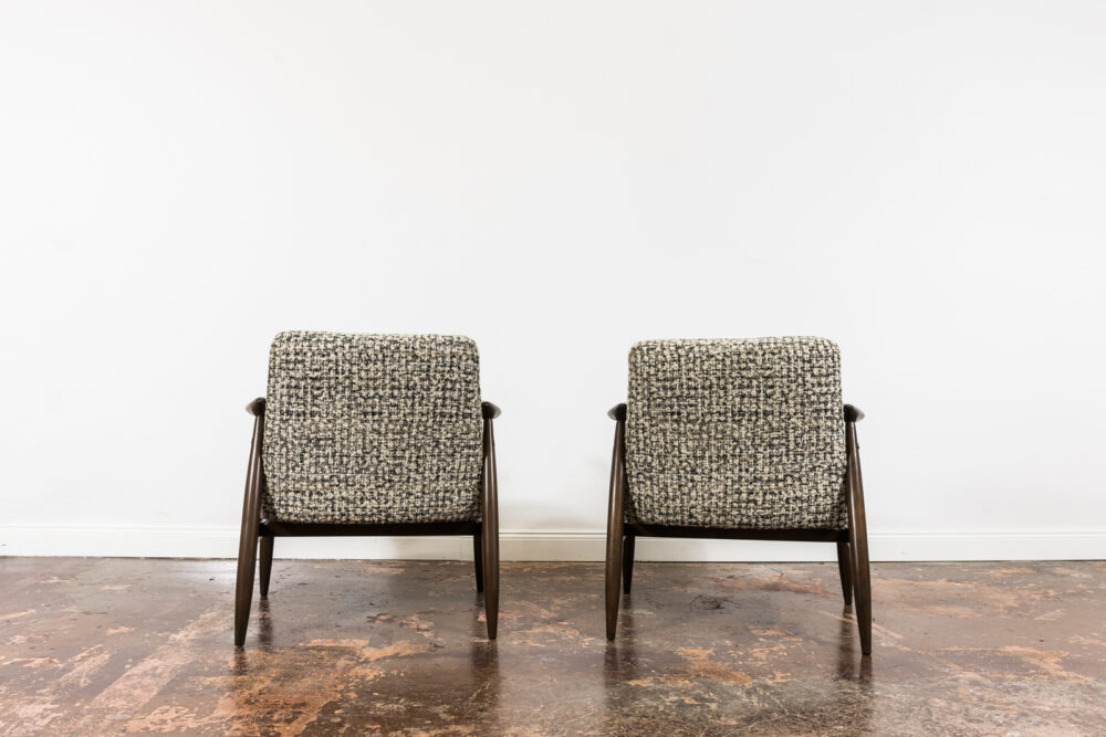 Pair of GFM-87 Armchairs by Juliusz Kędziorek, GFM, Poland, 1960’s