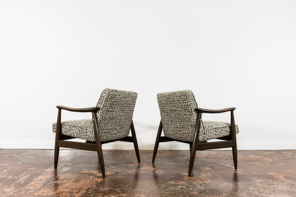 Pair of GFM-87 Armchairs by Juliusz Kędziorek, GFM, Poland, 1960’s