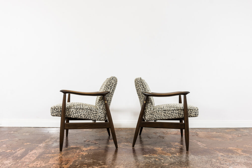 Pair of GFM-87 Armchairs by Juliusz Kędziorek, GFM, Poland, 1960’s