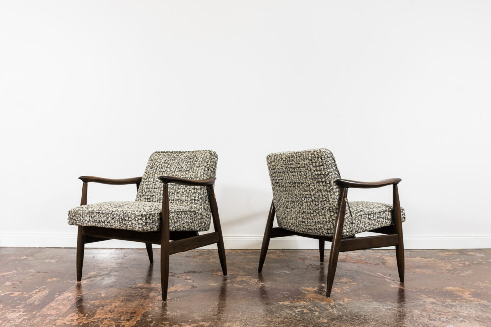 Pair of GFM-87 Armchairs by Juliusz Kędziorek, GFM, Poland, 1960’s