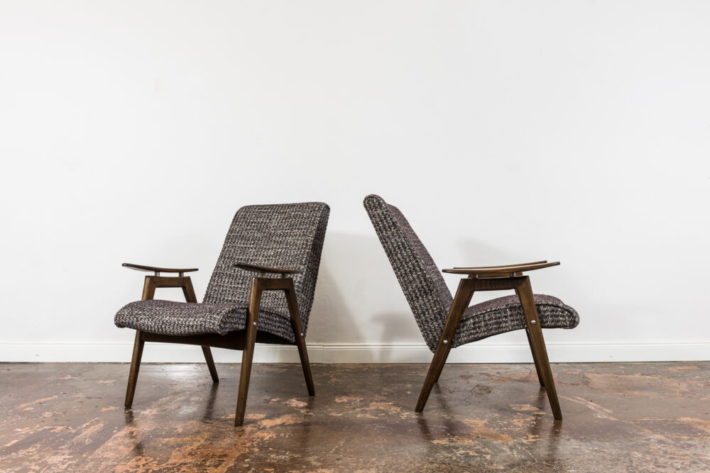 Pair of armchairs by Jaroslav Šmídek ,TON, Czechoslovakia, 1960's