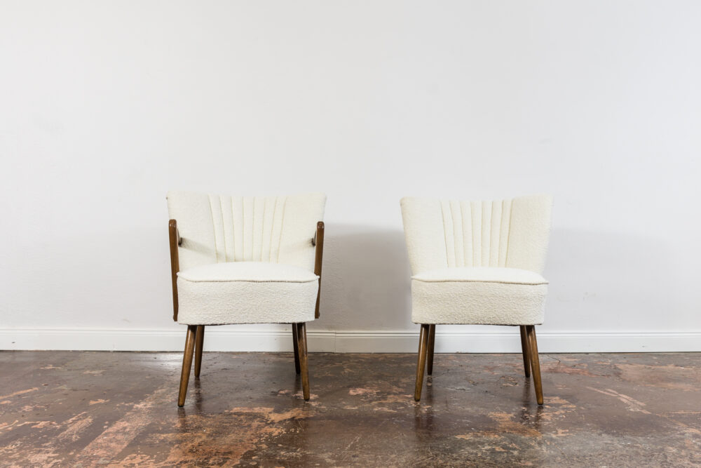 Pair of cocktail chairs, Germany, 1950's