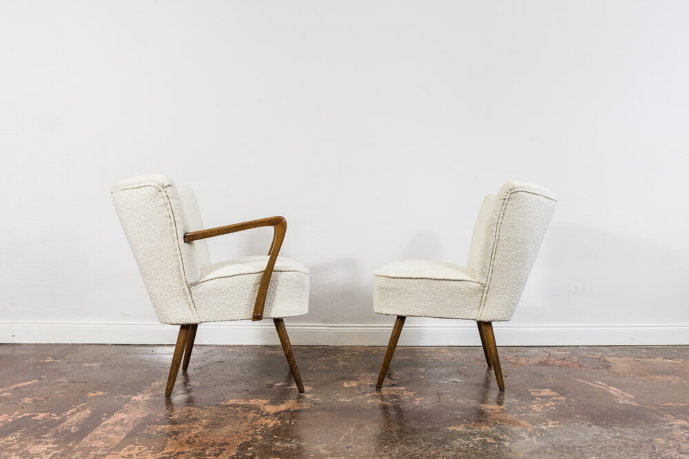 Pair of cocktail chairs, Germany, 1950's