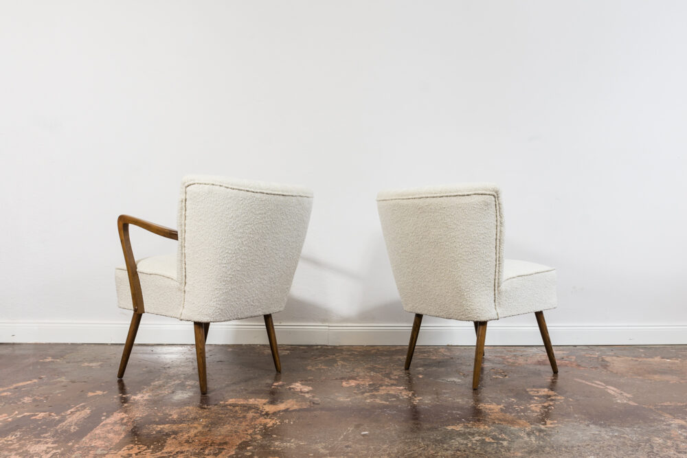 Pair of cocktail chairs, Germany, 1950's