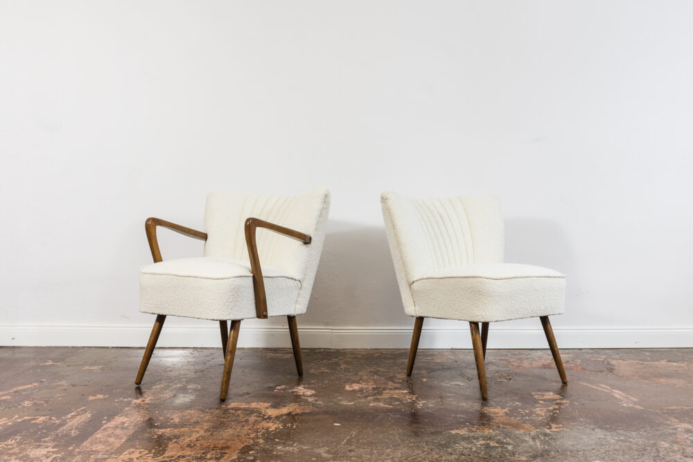 Pair of cocktail chairs, Germany, 1950's