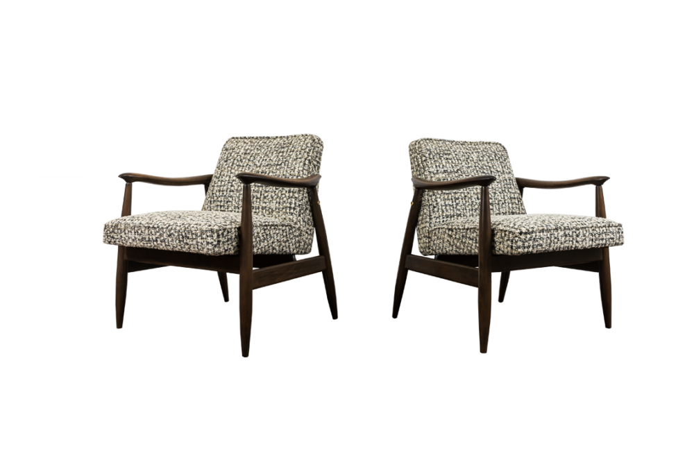 Pair of GFM-87 Armchairs by Juliusz Kędziorek, GFM, Poland, 1960’s