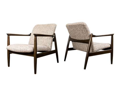 Pair Of GFM-64 Armchairs By Edmund Homa, GFM, Poland, 1960’S