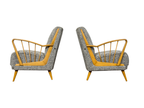 Pair of armchairs, Germany, 1950's