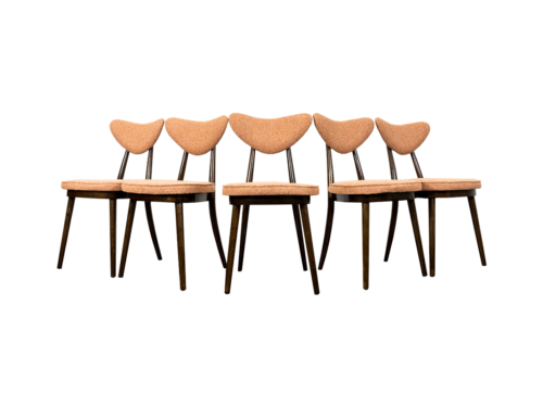 Set Of 5 Chairs No 124 By H & J Kurmanowicz, Poland, 1950's