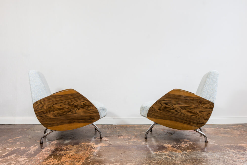 Pair of 360 armchairs by Janusz Różański, Poland, 1960's