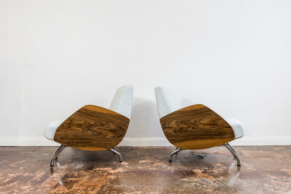 Pair of 360 armchairs by Janusz Różański, Poland, 1960's