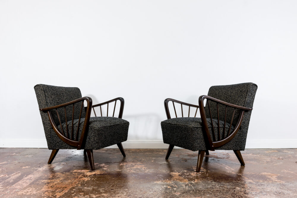 Pair of armchairs, Germany, 1950's