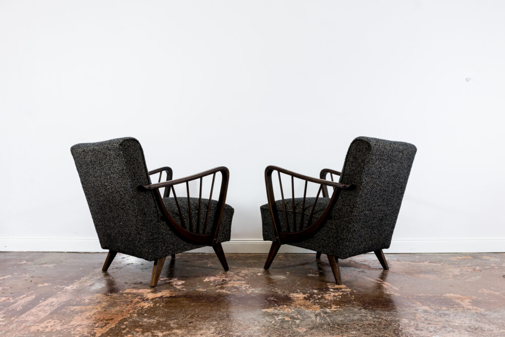 Pair of armchairs, Germany, 1950's