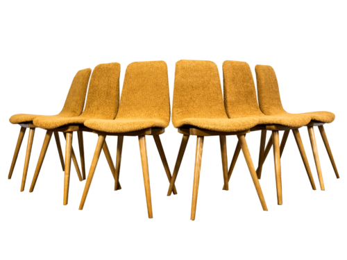 Set of 6 chairs, A-6150 by FAMEG, Poland, 1960's