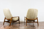 Pair of Scoope lounge chairs by R. Huber, Canada, 1960s