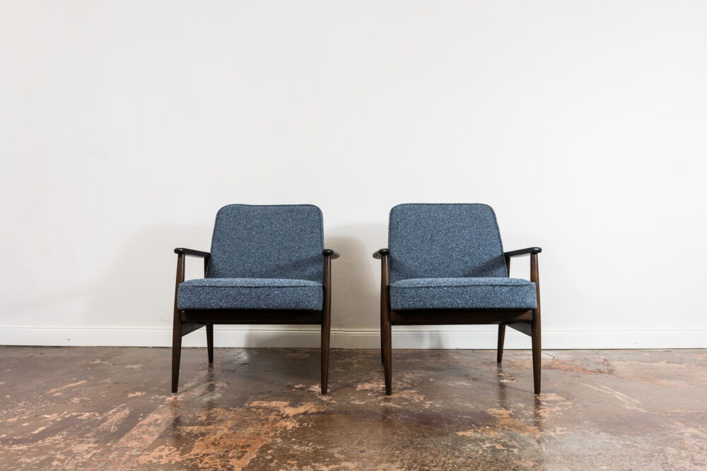 Pair of armchairs, by M. Zieliński, Type GFM 300-192, GFM, Poland, 1960's