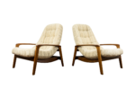 Pair of Scoope lounge chairs by R. Huber, Canada, 1960s