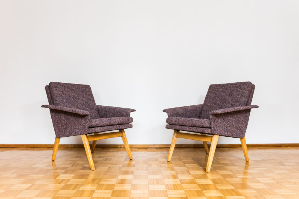 Pair of armchairs, Czechoslovakia, 1960's