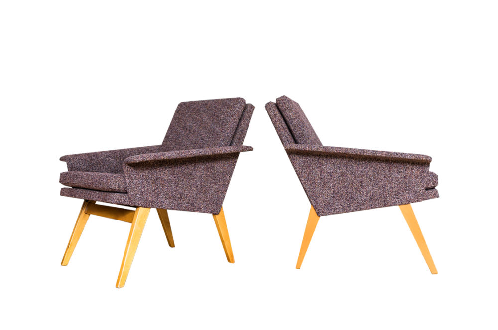 Pair of armchairs, Czechoslovakia, 1960's