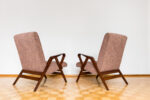 Pai of lounge chairs and Ottoman by František Jirák, Tatra, Czechoslovakia, 1960s