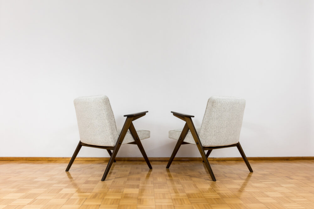 Set of 4 armchairs, Type 300-177 "Bunny", Poland, 1970's