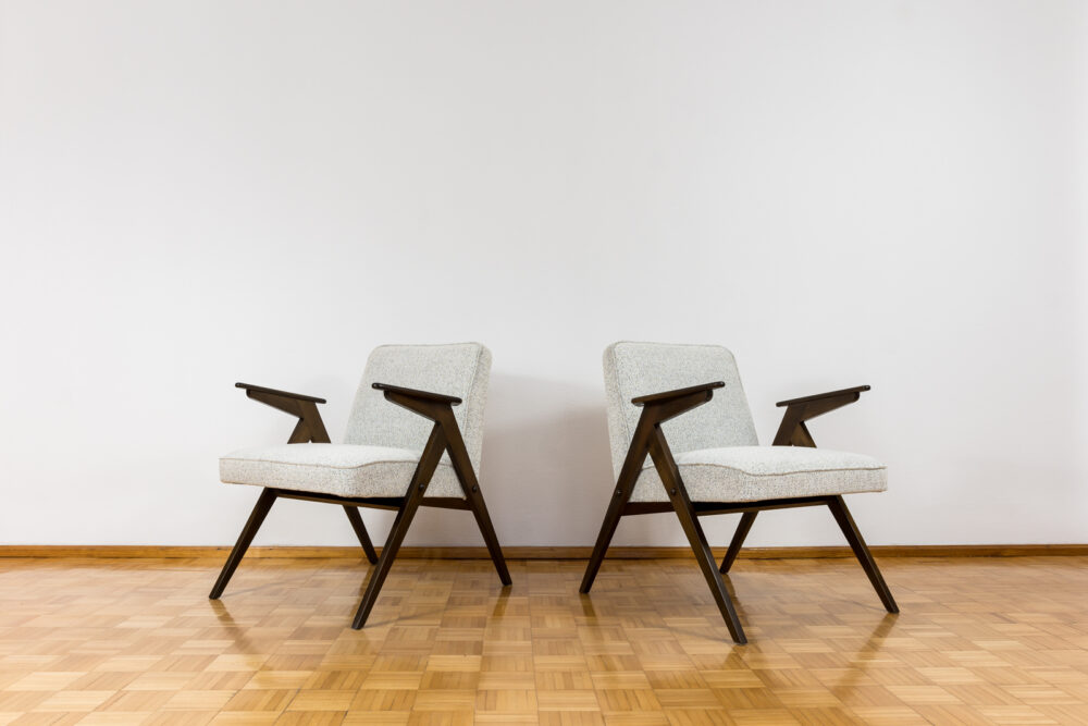 Set of 4 armchairs, Type 300-177 "Bunny", Poland, 1970's