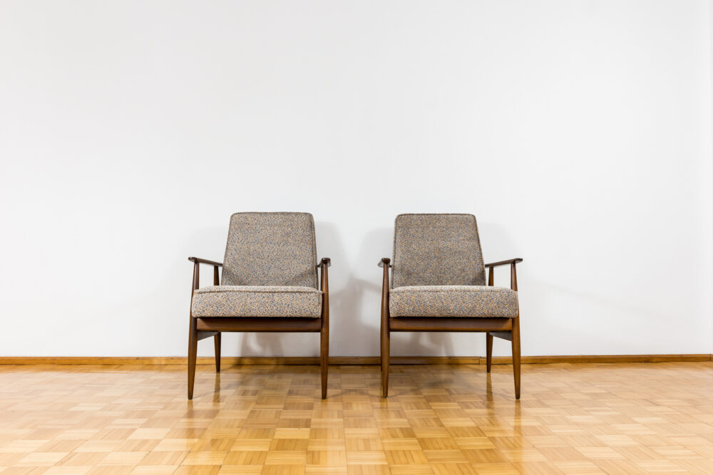 Pair of armchairs, Type 300-190 by H. Lis, Poland, 1970's