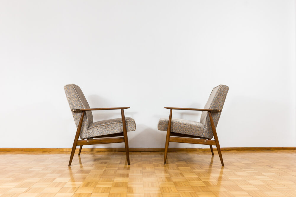 Pair of armchairs, Type 300-190 by H. Lis, Poland, 1970's