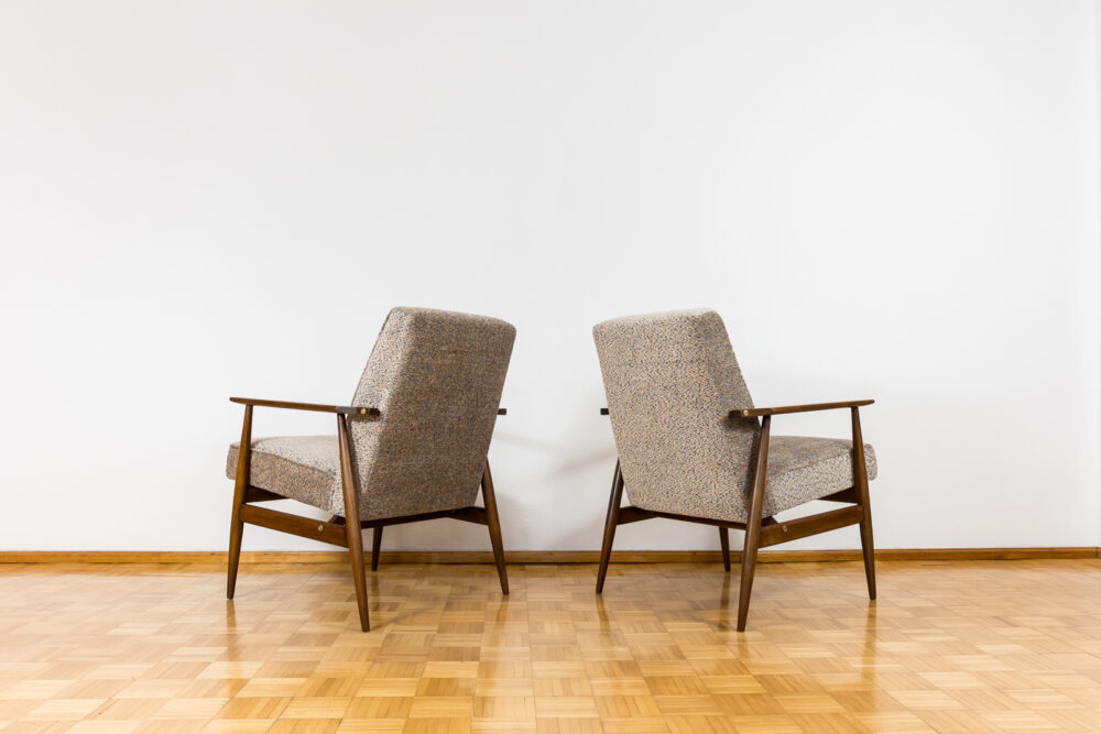 Pair of armchairs, Type 300-190 by H. Lis, Poland, 1970's