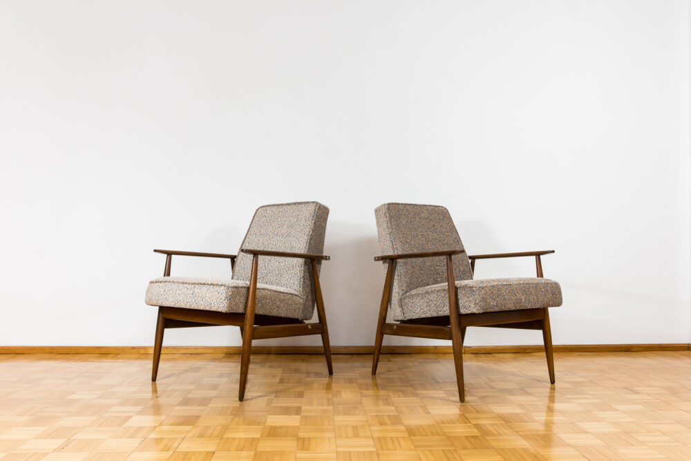 Pair of armchairs, Type 300-190 by H. Lis, Poland, 1970's