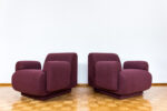 Pair of modular lounge chairs by Eberhard Geißler, Oelsa, Germany, 1970's