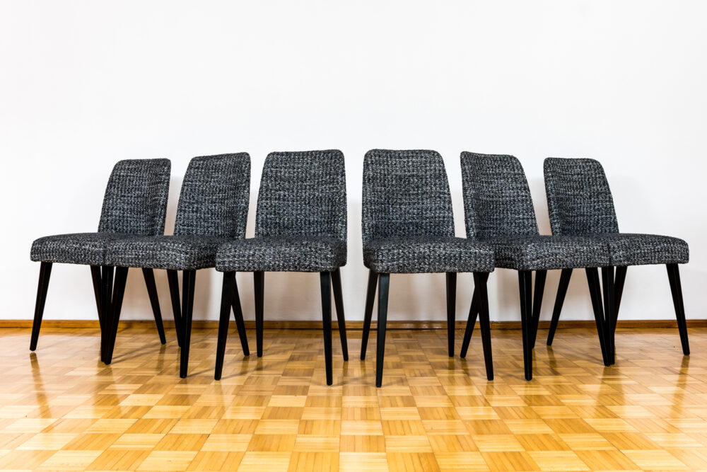 Set of 6 dining chairs, Fabryka Mebli w Swarzędziu, Poland, 1960's