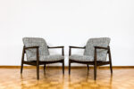 Pair of GFM-64 armchairs by Edmund Homa, GFM, Poland, 1960's