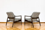 Pair of GFM-64 armchairs by Edmund Homa, GFM, Poland, 1960's