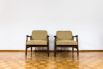 Pair of GFM-87 armchairs by Juliusz Kędziorek, GFM, Poland, 1960’s